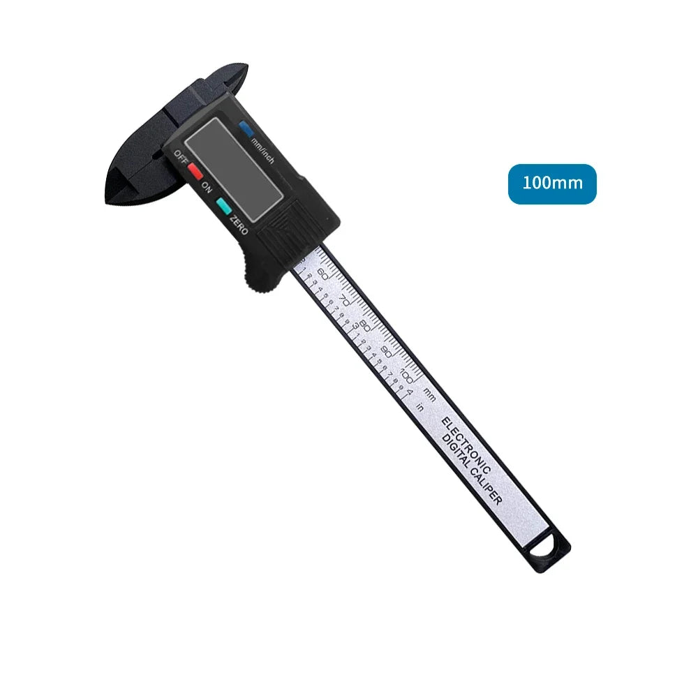 150mm 100mm Elektronischer Digitaler Messschieber Carbon Fiber Messschieber Mikrometer Messwerkzeug Digitales Lineal