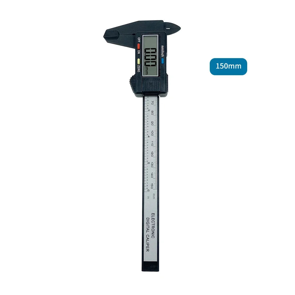 150mm 100mm Elektronischer Digitaler Messschieber Carbon Fiber Messschieber Mikrometer Messwerkzeug Digitales Lineal